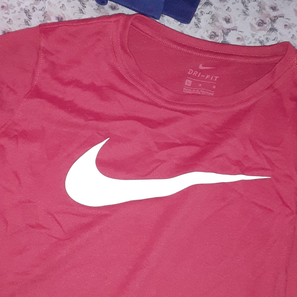 Red Nike dry fit shirt